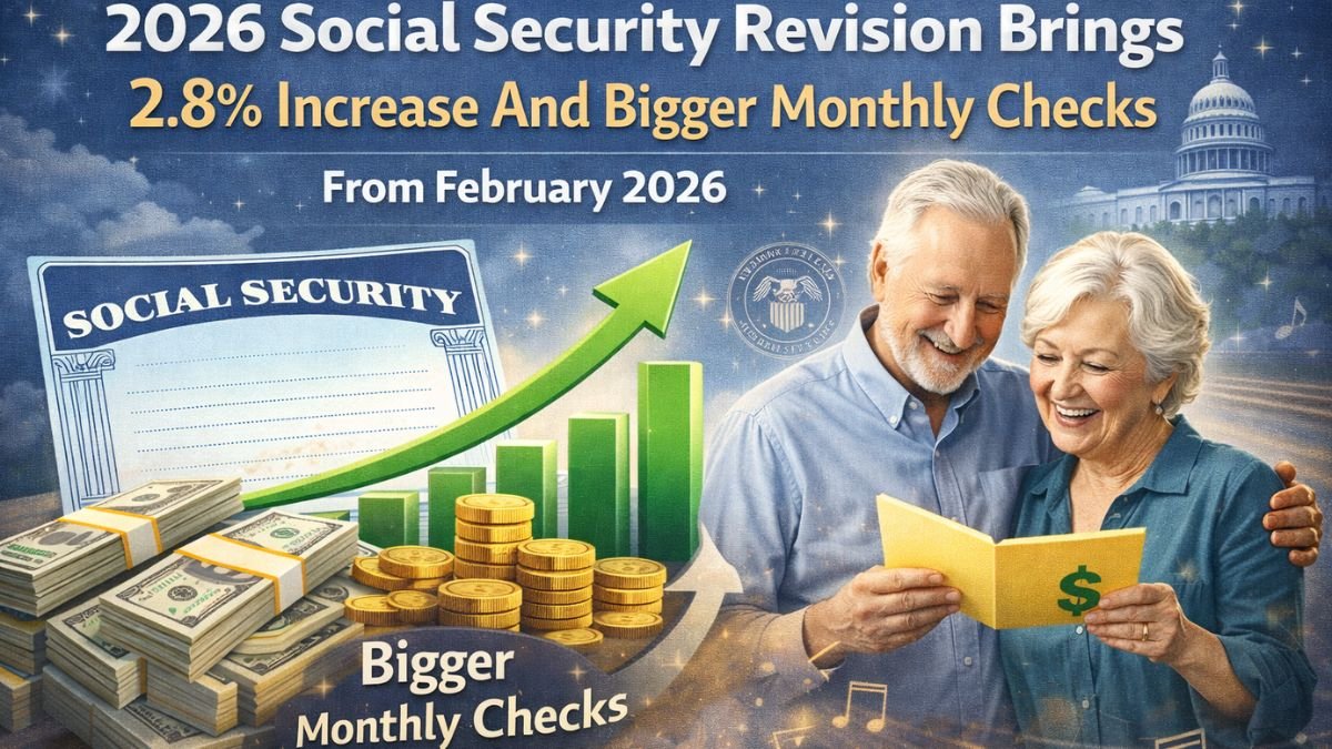 2026 Social Security Revision Brings 2.8% Increase And Bigger Monthly Checks From February 2026