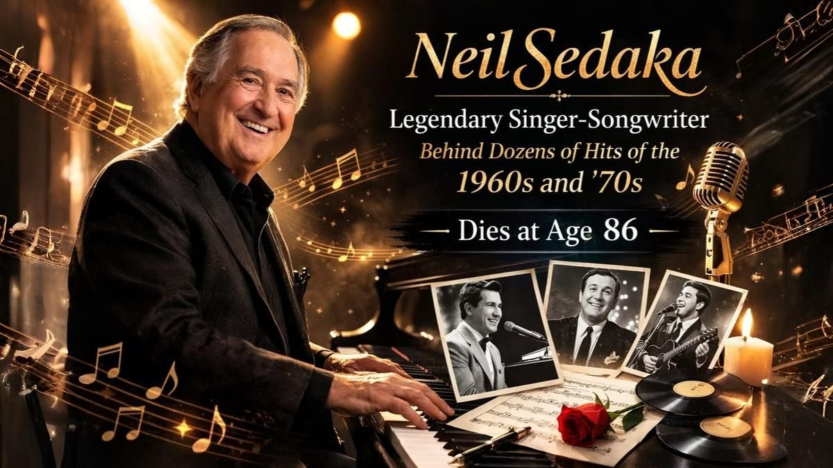 Neil Sedaka, the singer-songwriter behind dozens of hits of the 1960s and ‘70s, dies at age 86