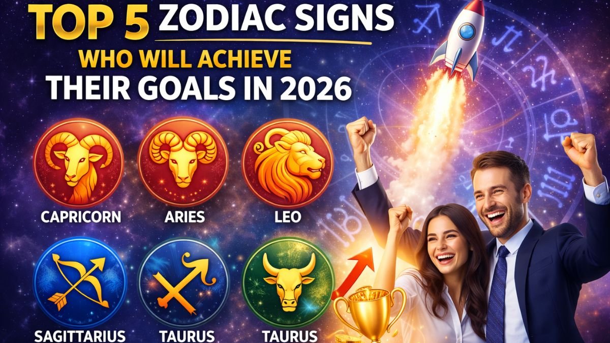 Top 5 Zodiac Signs Who Will Achieve There Goals In 2026