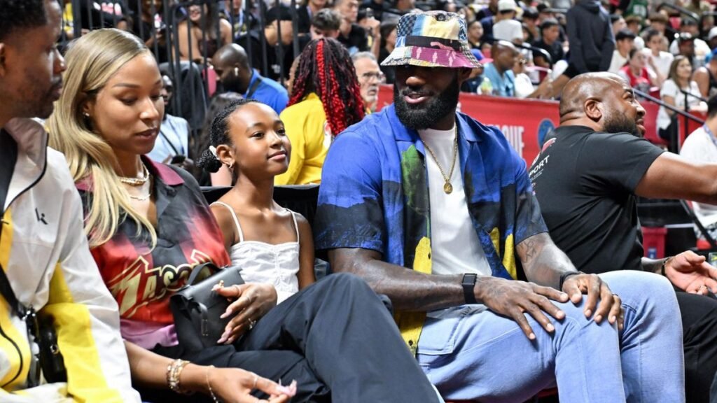 LeBron James and Daughter Zhuri Steal the Show With Heartwarming Pregame Moment